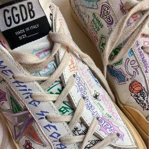 Golden Goose Super-Star Graffiti Low Top Sneaker (Women)